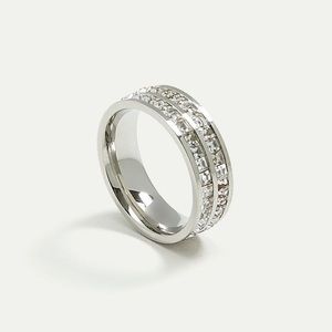 3/20$ Reitmans large ring with encrusted stones size 7